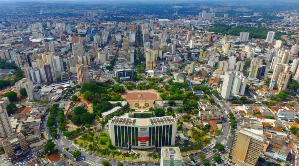 Vista aérea de Goiânia Por Paulo José-Prefeitura de Goiânia