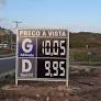 Litro do óleo diesel, que custava R$ 9,89, também teve reajuste e foi para R$ 9,95.