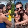 Nicolas Prattes e Sabrina Sato seguem curtindo a lua de mel em família, já que levaram na viagem a pequena Zoe, filha da apresentadora e do ator Duda Nagle.