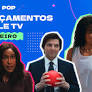 Na área externa da nova casa do BBB25 tem cadeiras de descanso perto do Big Fone • Reprodução/TV Globo