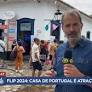 Casa de Portugal leva cultura lusitana aos frequentadores da Flip, em Paraty, no Rio de Janeiro.