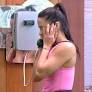 Eva atendeu o Big Fone na manhã desta quarta (29), no BBB 25. Ela escolheu as duplas Guilherme e Delma e Maike e Gabriel para acompanhá-la em um almoço,