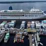 O navio MS Aurora, maior cruzeiro da temporada 2025, atracou no Porto de Manaus, nesta terça-feira, 28 de janeiro.