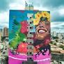 A arte do pernambucano Max Motta, e do paulistano, Alex Hornest (Onesto) ganham espaço nas ruas de São Paulo Mural “Verde Louro” feito por Max Motta |