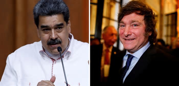 Maduro diz que Milei é ‘fantoche’ das potências mundiais e um golpista de criptomoedas