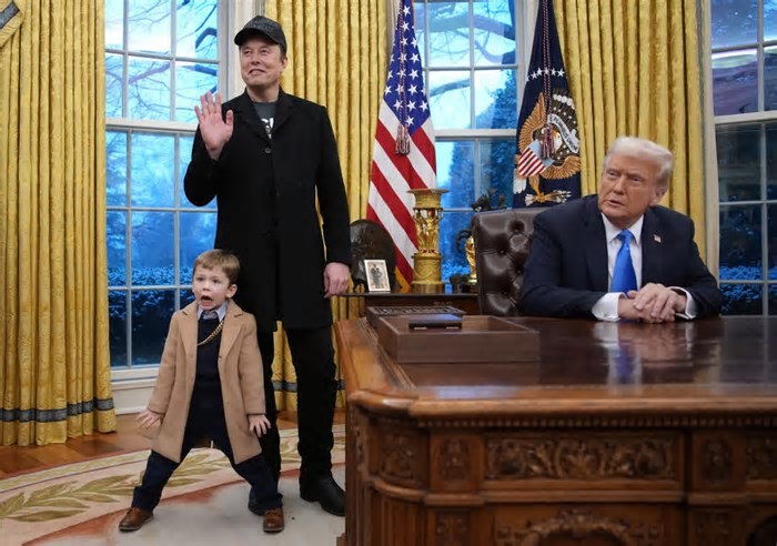 Filho de Elon Musk mandou Trump se calar na Casa Branca: 'Você não é o presidente'; vídeos viralizam