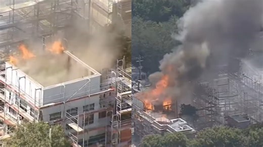Assista ao momento em que os Estúdios Globo pegam fogo