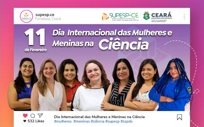 Dia Internacional das Mulheres e Meninas na Ciência: Supesp faz homenagem às cientistas