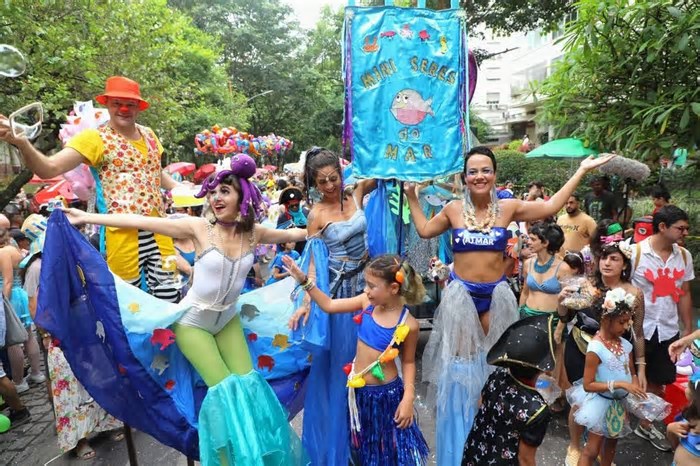 Mini Seres do Mar, Gigantes da Lira: desfiles e bailes de carnaval agitam a programação infantil no Rio