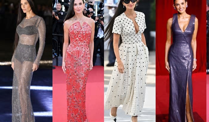 Aquecimento Oscar: 20 vestidos de Demi Moore em premiações que provam que o próximo sempre é o mais icônico