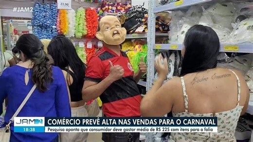 Comércio prevê alta nas vendas para o Carnaval em Manaus; veja lista de produtos mais procurados