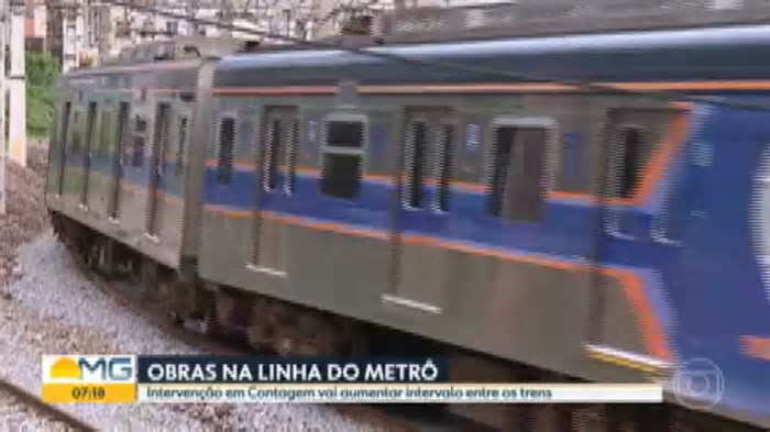 Metrô de BH terá intervalos maiores entre viagens a partir desta segunda-feira; veja o que muda