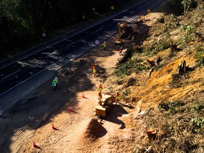 Desmontes de rochas na Serra das Araras seguem acontecendo em novo hora´rio