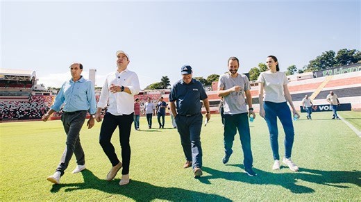 Estádio do Botafogo-SP recebe vistoria para Copa do Mundo Feminina