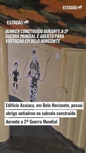 Bunker construído durante a 2ª Guerra Mundial é aberto para visitação em Belo Horizonte
