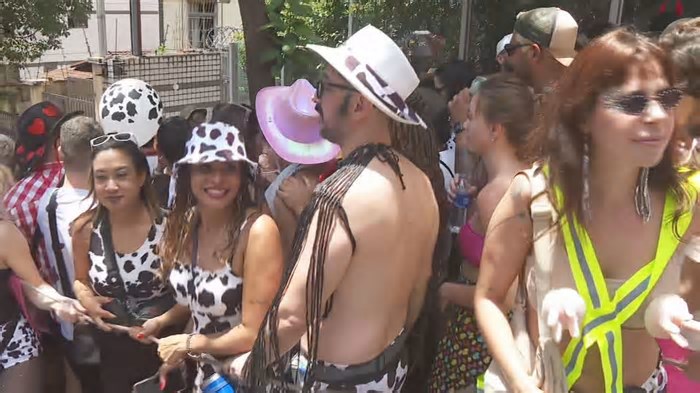 Bloco Mamá na Vaca arrasta multidão em Belo Horizonte