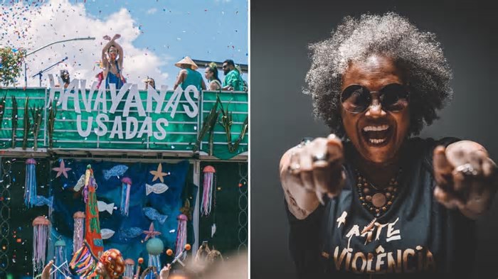 Sandra de Sá se junta ao Havayanas Usadas em desfile inspirado em Michael Jackson e Olodum
