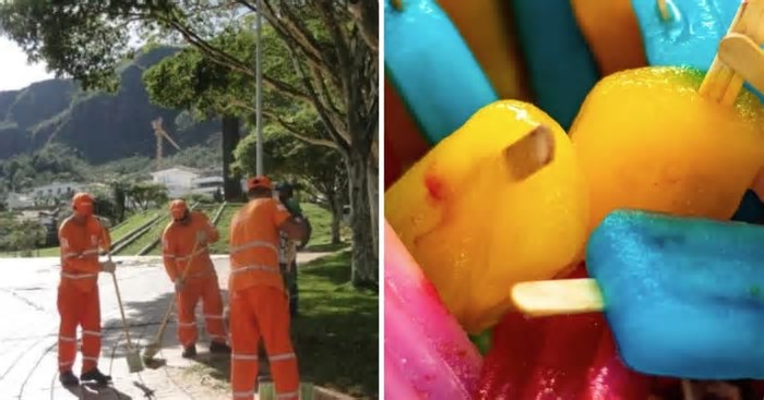 Calorão desafia trabalhadores e impulsiona vendas de sorvetes em BH