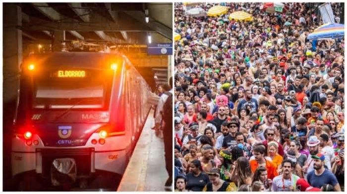 Metrô BH terá operação especial para o Carnaval 2025; veja mudanças