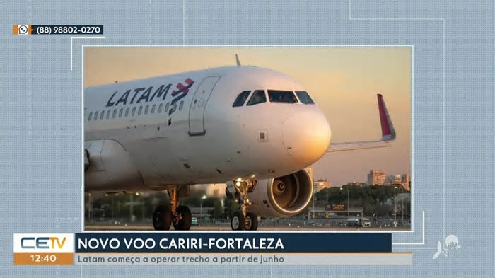 Novo voo que liga Juazeiro do Norte a Fortaleza e Guarulhos terá frequência diária, anuncia governador