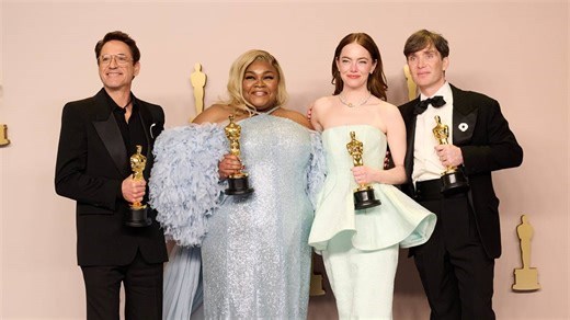 Oscar 2025: Cillian Murphy e Robert Downey Jr. entregarão prêmios