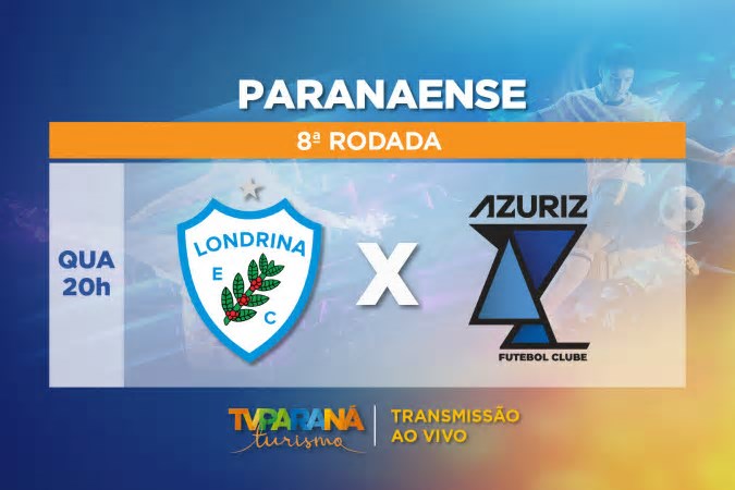 TV Paraná Turismo transmite Londrina x Azuriz direto do Estádio do Café