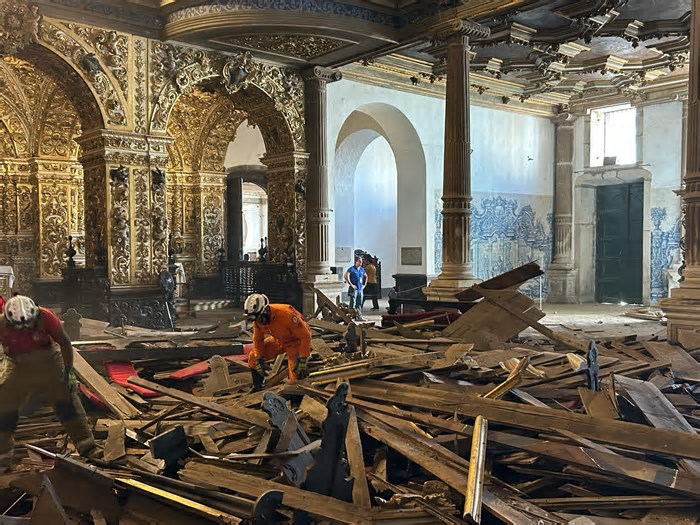 MPF recomenda medidas emergenciais após desabamento da 'igreja de ouro' na Bahia; uma turista morreu