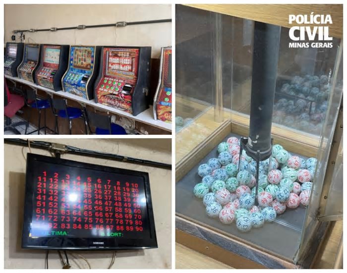 Máquinas de bingo e caça-níqueis são apreendidas em dois bairros de BH após denúncia