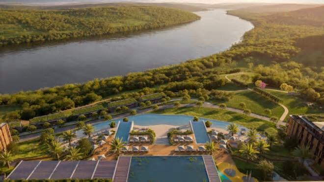 Resort de luxo quer transformar berço da soja em Vale do Douro brasileiro
