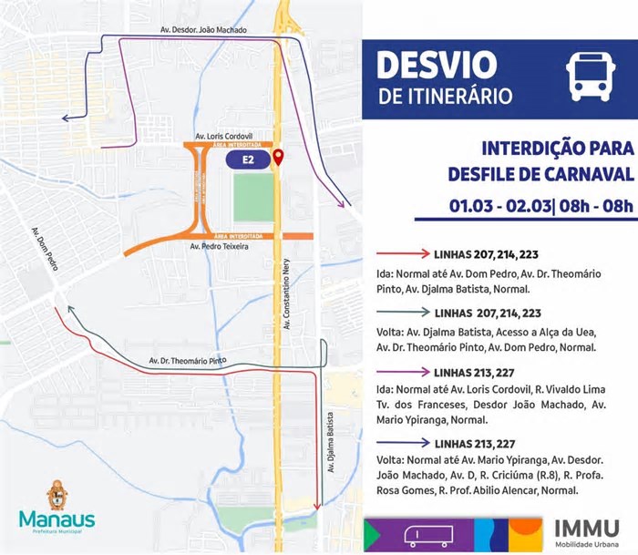 Manaus vai reforçar apoio ao trânsito e transporte para desfiles das escolas de samba do Grupo Especial