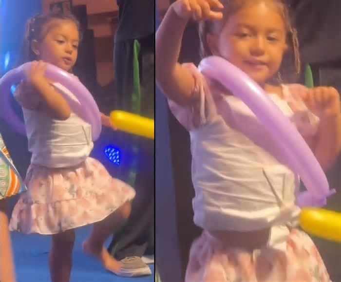 Lore Improta se derrete com Liz dançando em aniversário das filhas de Ivete; veja vídeo