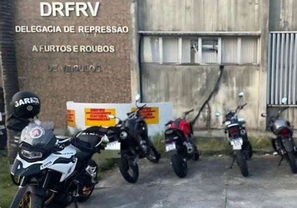 Ponto de desmanche de motos é desarticulado pela PM na Fazenda Grande do Retiro