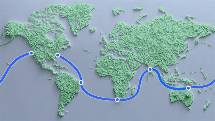 Maior cabo submarino do mundo terá 50 mil km e passará pelo Brasil