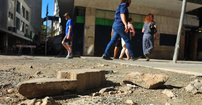 Em fase final, Obras do Quadrilátero Central, no Centro de Porto Alegre, precisam de recuperação antes mesmo da entrega oficial