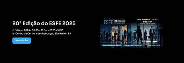 Confira a programação da 20ª Edição do ESFE
