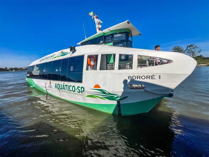 Transporte por barcos em SP chega a marca de 350 mil passageiros transportados