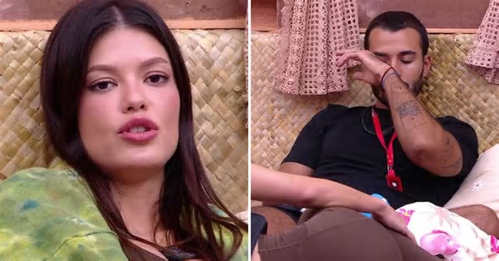BBB 25: Vitória Strada e Mateus brigam após Prova do Anjo: 'Veio grandona'