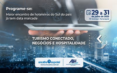 Restam poucos espaços de exposição para a feira Exprotel 2025