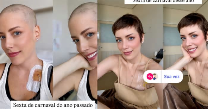 Fabiana Justus compara seu estado de saúde no Carnaval de 2024 e 2025