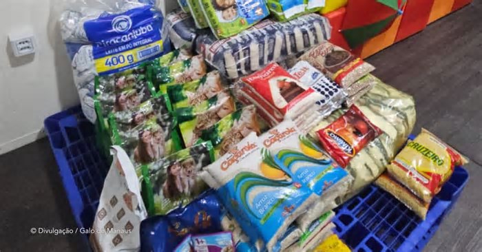 Solidariedade no Carnaval: Galo de Manaus arrecada doações para instituições sociais
