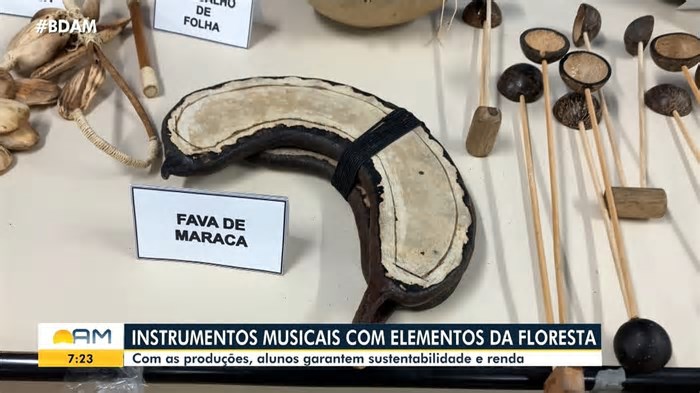 Oficina gratuita ensina a construção de instrumentos feitos com materiais da floresta; saiba como se inscrever