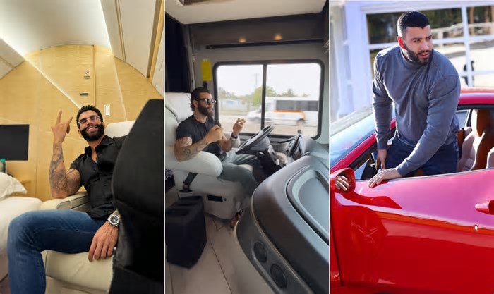 Ferrari, iate, jato de R$ 300 milhões... Conheça a frota de Gusttavo Lima, que viaja pelos EUA em motorhome de luxo