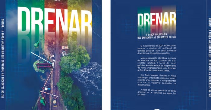 História dos arrozeiros que ajudaram a drenar enchente no RS ganha livro