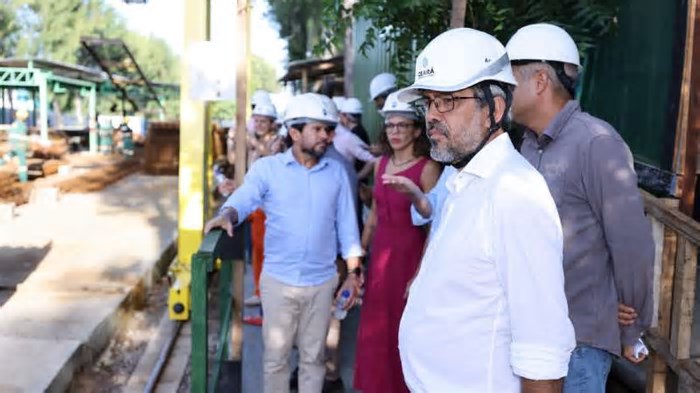 Elmano visita obras do Complexo Cultural Yolanda e Edson Queiroz