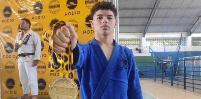 Jovem atleta busca apoio para a Amazonense de Jiu-jitsu