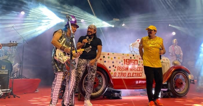 Banda Armandinho, Dodô e Osmar leva clima de Carnaval em show “Chame Gente” na Concha Acústica em Salvador