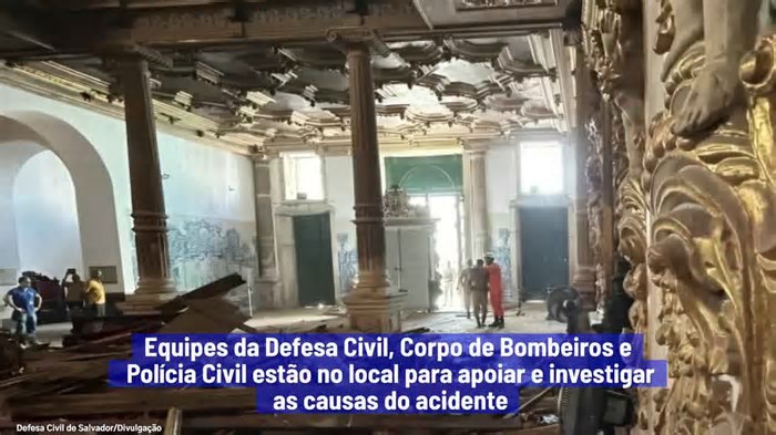 Teto De Igreja Desaba E Mata Turista Em Salvador
