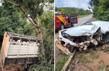 Grave Acidente na GO-020: Colisão Entre Carro e Caminhão com Gado Deixa Três Mortos em Bela Vista