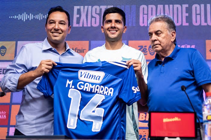 Gamarra chega ao Cruzeiro e mira retorno à seleção paraguaia: 'Tenho potencial'