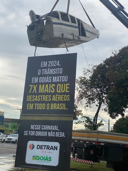Detran-GO lança campanha impactante para redução de acidentes no Carnaval 2025